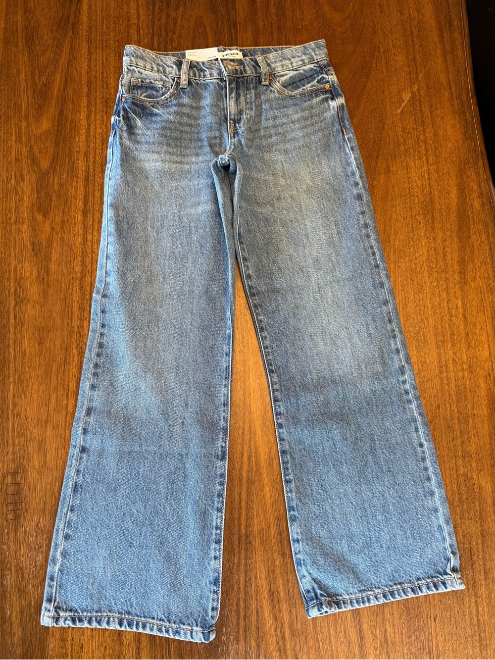NEW Girl’s RSQ Low Rise Wide Leg Wide Leg Jeans in Blue Size 12